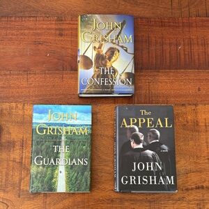 John Grisham Hardcover Book Set - The Guardians, The Appeal, The Confession